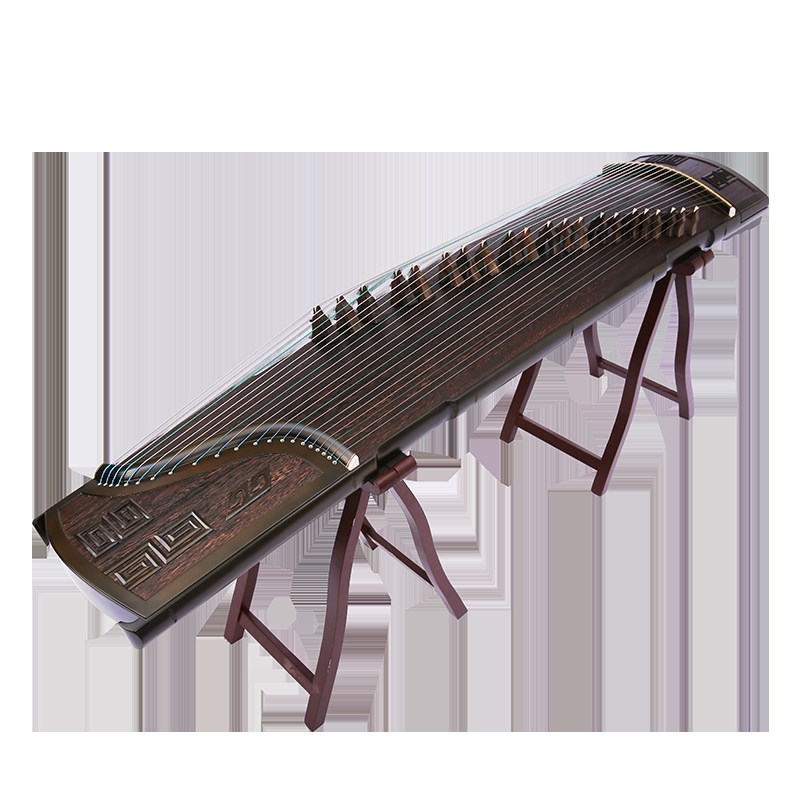 润扬古筝回纹楠木古筝琴21弦实木考10级演奏古筝儿童初学入门