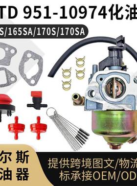 FOR MTD 951-10974化油器 Stens 520-862 165SA 170SA 扫雪机carb