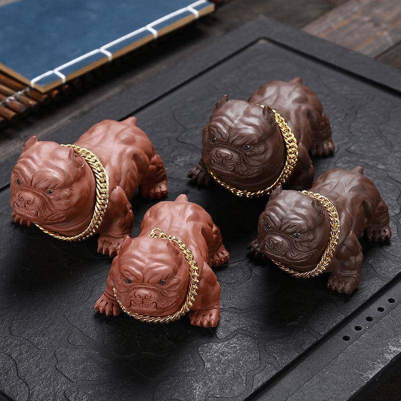 紫砂茶宠摆件可养紫砂小狗茶玩创意个性恶霸犬狗茶宠茶具茶盘配件,电子元器件市场,其它元器件,淘宝优惠券,粉丝福利购,淘宝优惠卷