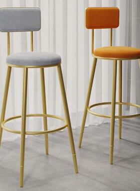 椅子高椅吧椅806台关高脚属凳餐厅家居阳台吧玄台椅高脚金高凳子