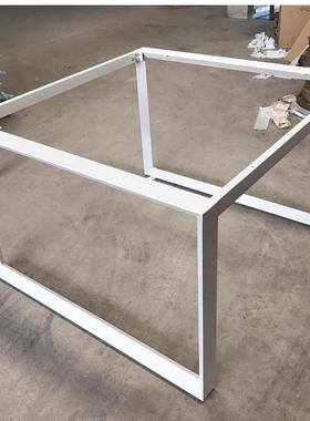 餐CNM铁艺桌腿支架书桌茶桌架会办议公桌底座电脑桌吧台金属支撑