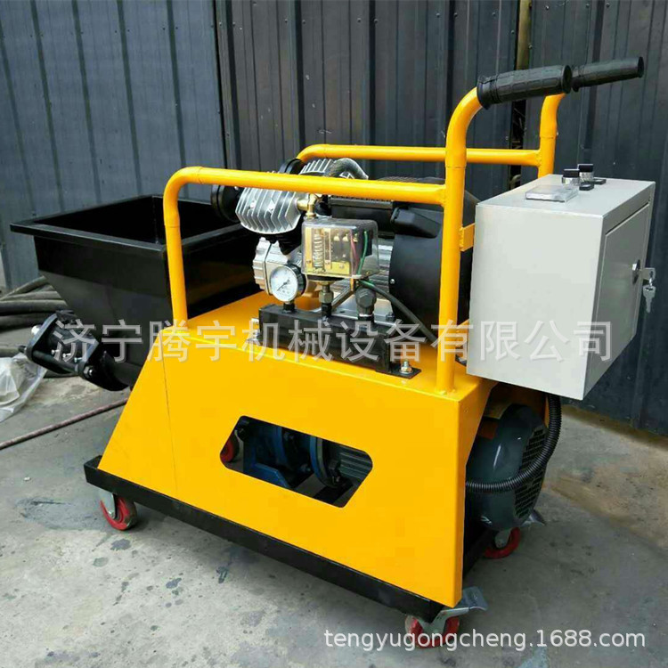 小型砂浆喷涂机墙面拉毛加固