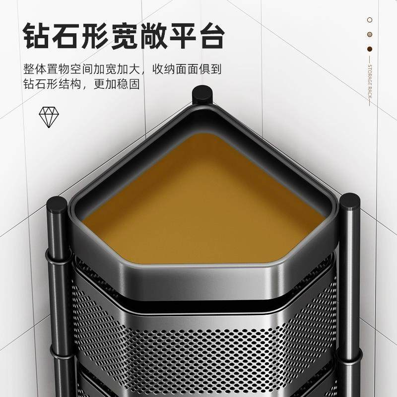 厨房角置物架90度AL08AL落转地可旋转放蔬菜菜篮子三角多墙角功能,厨房/烹饪用具,抹布架/厨房清洁收纳架,淘宝优惠券,粉丝福利购,淘宝优惠卷