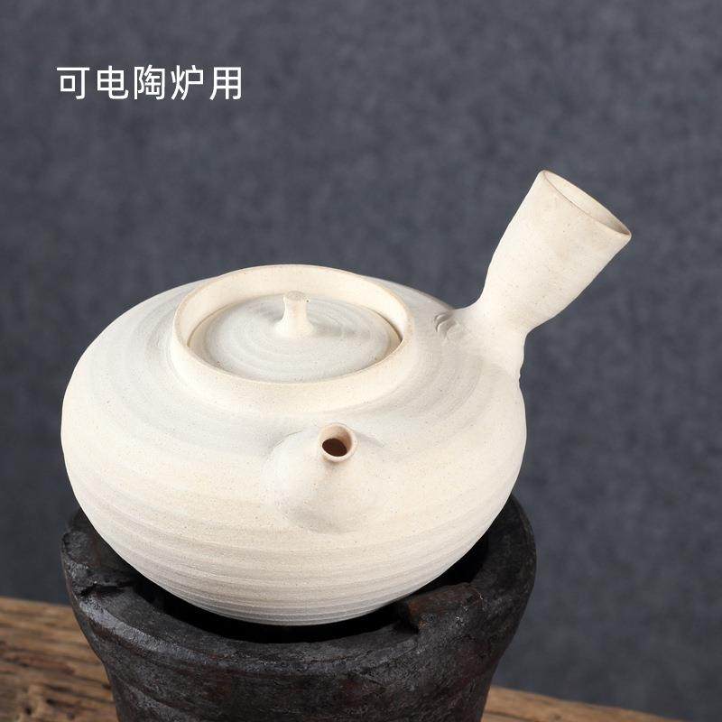 炭炉手拉壶电陶炉泥铫水壶陶砂潮州煮日XL-963式把白壶茶壶清泉烧