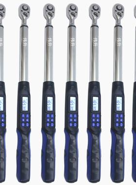 活动开口头数显扭力扳手200Nm 双向棘轮头数字扭矩扳手