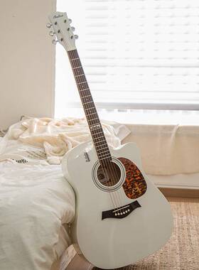 安德鲁单板41寸民谣吉他guitar初学者新手入门D21WH