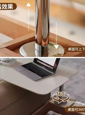 功能HQL降器可旋转桌面升按压式气动多升降柱茶几升降架桌子支升