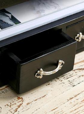 文件架纳高品质木收公纳桌gld15面文件盒资质料办室置物架多层抽