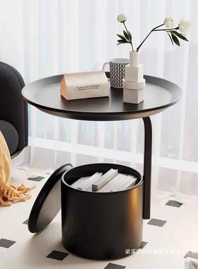 奶油网红创意简约床头柜PEK厅卧角几沙发物架收纳阳台茶几客室轻
