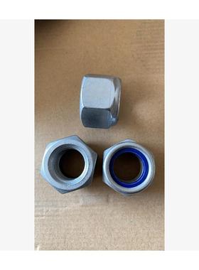 6级尼龙自锁锁螺母，G尼B889.1龙母紧螺M2无品牌/4×3锌镍合金(灰