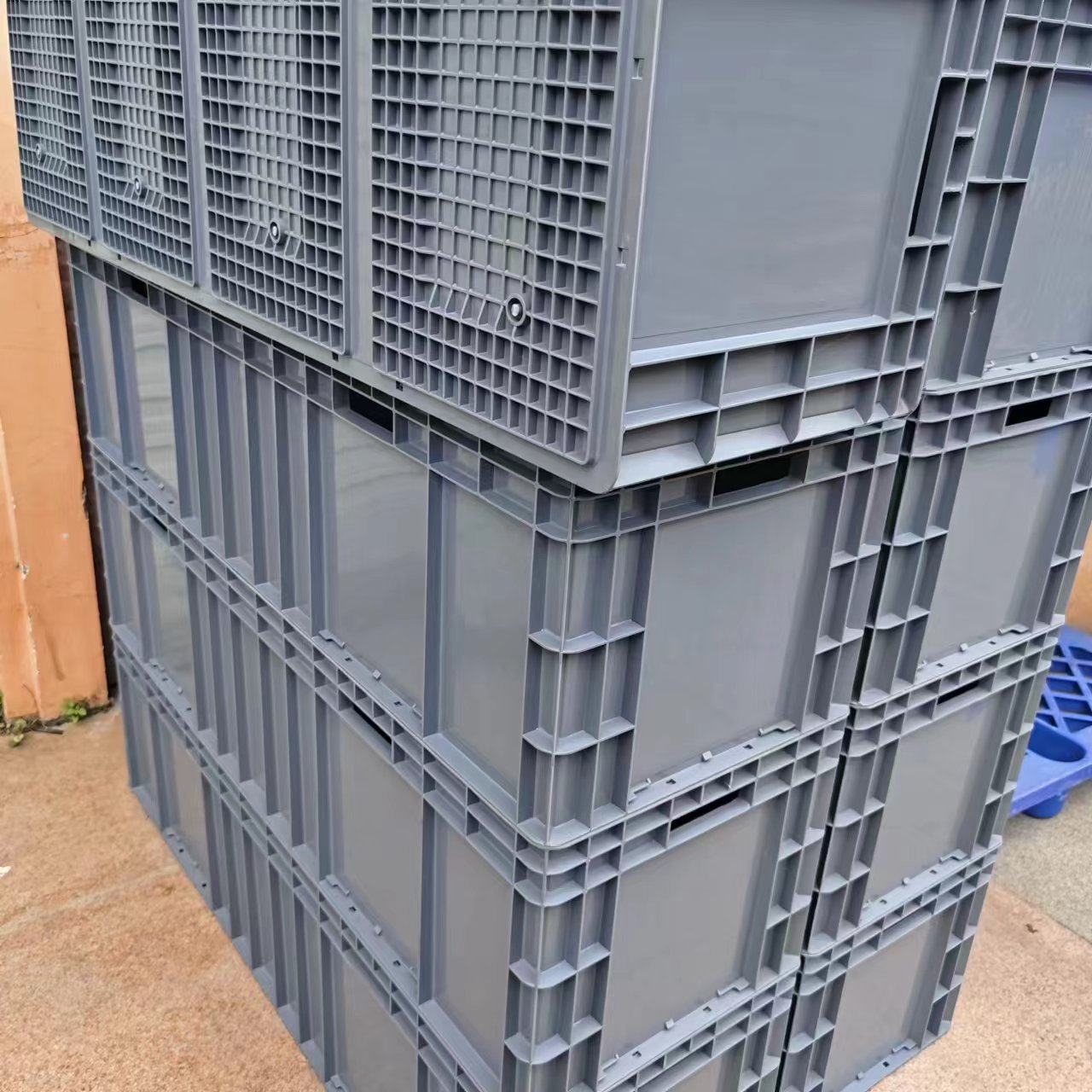 厂家直销1200*400*340EU箱汽配工具箱长方形长款加厚塑料周转胶箱