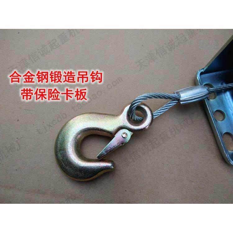 牵手摇葫绞车绞盘手动卷扬机小吊芦机吊车GIT手动钢丝绳拉紧器引