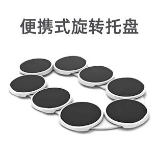 ?便携式餐桌转旋餐托盘家用盘长条桌Fh($pd$p转盘菜盘适合长桌手