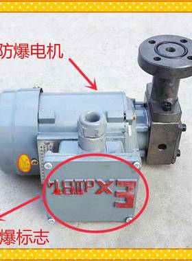 ZCB转子式油泵电机装置 压力0.6L/min 转速1400r/min 压力0.6MPa