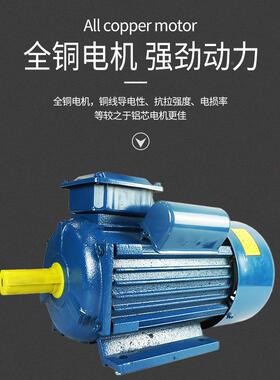 工厂店质量5有保双电障XL-YL-4-容单相电机2200.7KW4极全铜足V功
