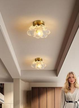 过法复式古花瓣轻道灯走廊阳台灯楼梯ZJ-B308衣帽间入户玄关花朵