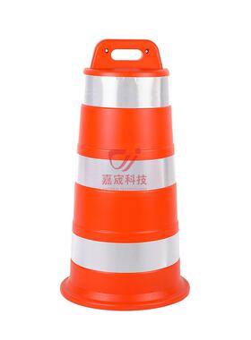 防撞桶高度90cm东橡胶橡塑底座中美出口型塑料529警桶示厂北家直