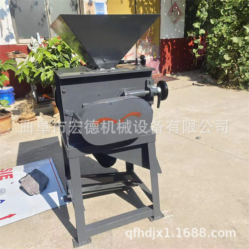电动豆扁机 酿酒高粱破碎机 油坊用大豆榨油挤扁机薄厚可调