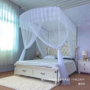 U型升降可.伸缩蚊帐三开门落地不锈钢支EOR架12 15m1..米8双人家