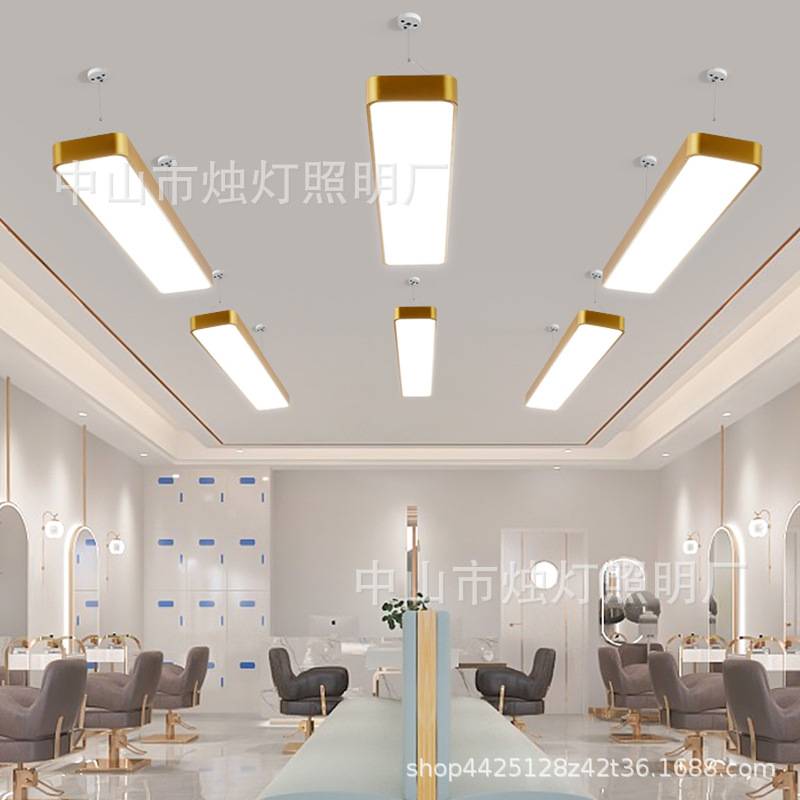 幼儿园教室走廊长条灯儿童游乐场所彩色吸顶灯简约现代舞蹈室吊灯