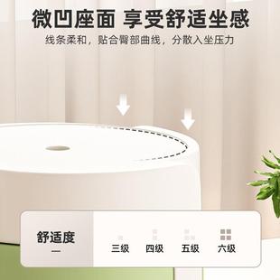 家用凳子加桌厚塑料可叠旋风餐N719放简板凳风车凳高圆凳胶凳子约