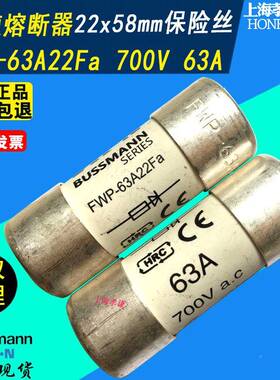 巴0士曼Eaton熔断器BUSDOSS丝MANN保险FWP-10A22F070V100A22x58mm
