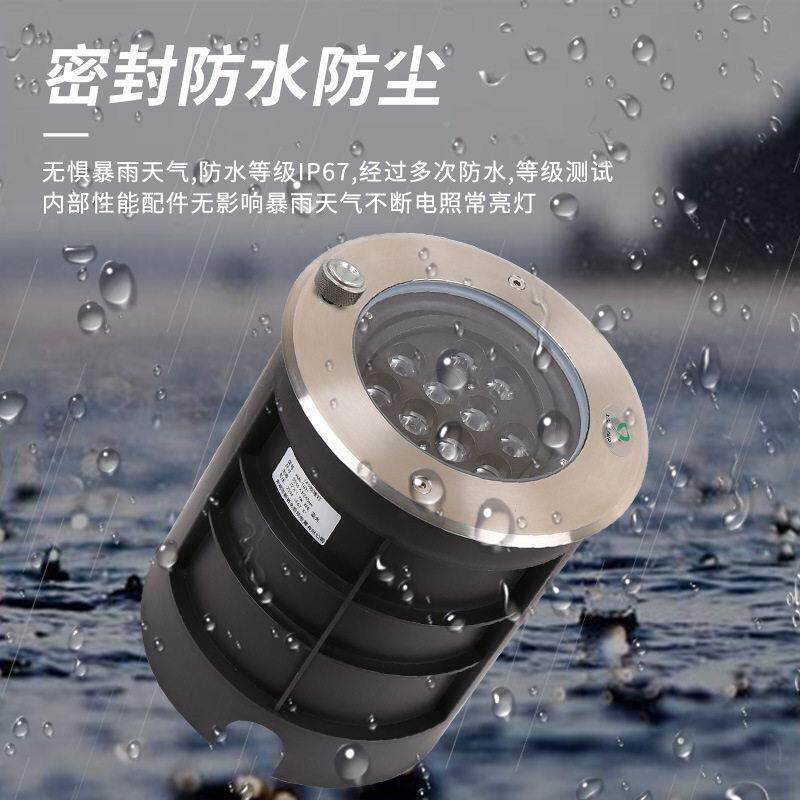 LE饰D灯灯户外可调角灯XGN-T832度圆形照墙防水耐用插地草装庭院