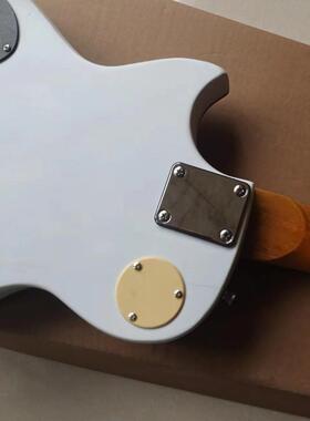 p型电贝全司贴纸封2闭弦钮扬木琴体科技木指L板白品线214品摇滚乐