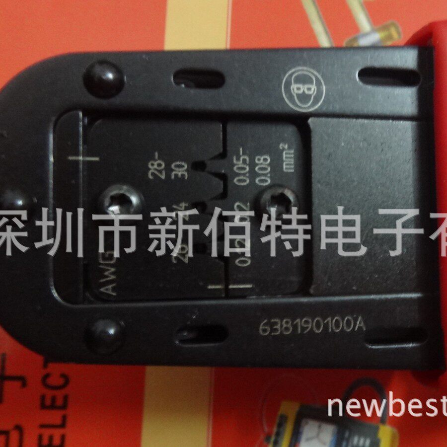 MOLEX 638190100 压线钳213309-1200端子压接30AWG-24棘轮式
