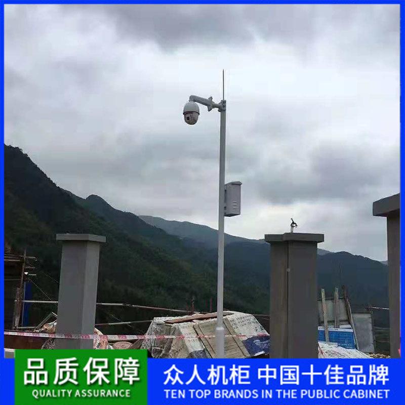 厂八直供监控立杆角道887家监控杆小区室外路监控杆道路监控杆