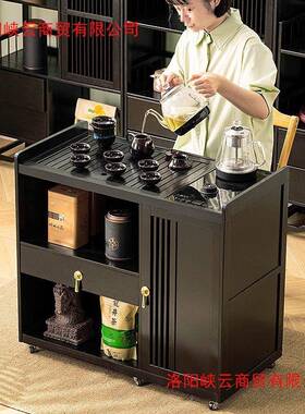 动茶桌茶水台小茶车客厅家用阳VDW台泡茶茶具套装全自几动烧壶移