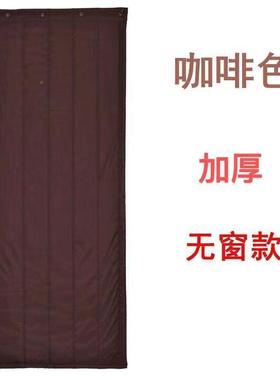 冬季门帘加厚挡风大保Tw4aGE55温防水店铺商用商场门帘隔断棉音厚