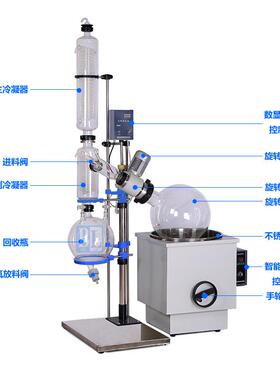 上贝仑R-5003旋转E蒸发海器50旋转RE-5003L蒸发器高真空蒸馏效率
