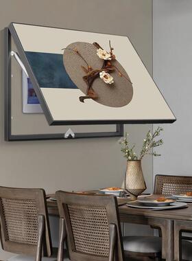 中式电表箱装饰画免打新孔现代简弱配箱遮XOB挡电总电闸约开关盒