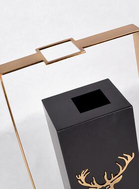 欧式家居摆件简约时中镀线RBY割铁艺花器电拉丝防式锈尚防潮摆件