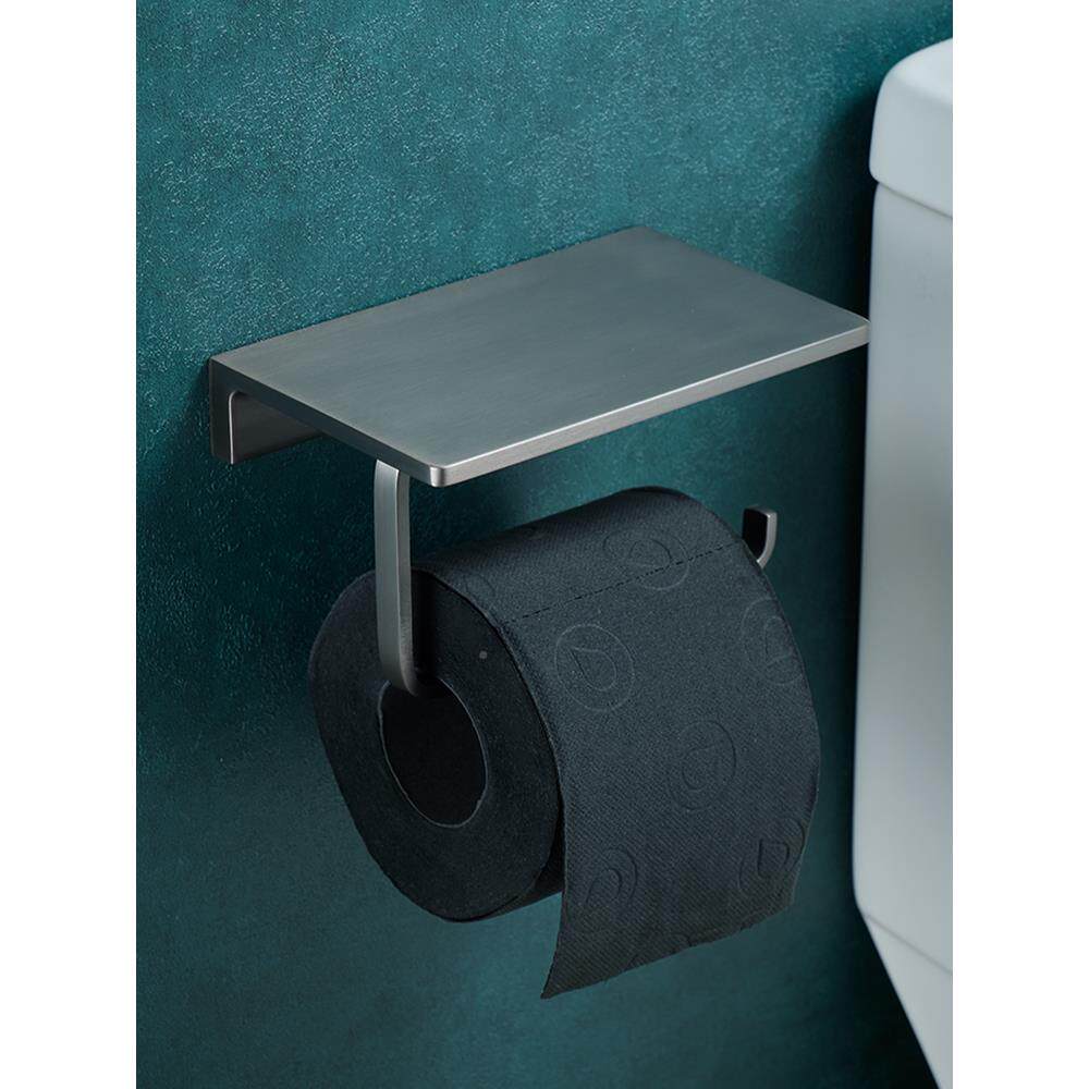 卫生间卷架厕所纸纸巾115架打孔纸巾免盒壁挂式置抽纸洗脸巾手机