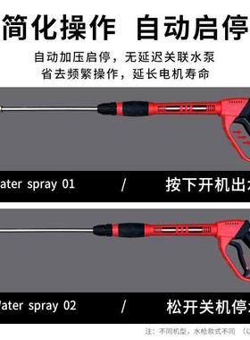 超高压商用洗V车22动0380V工业进口AR泵全自高机压105清洗机洗车
