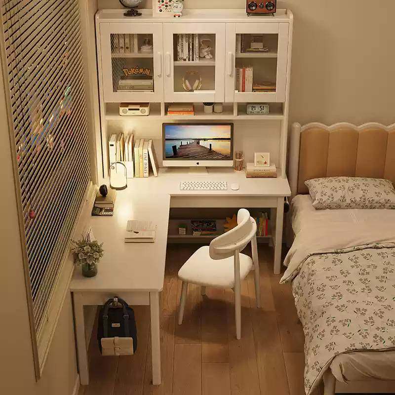 实木转角书桌书架书柜家用L型办公电脑桌墙角拐角学生写字桌,玩具/童车/益智/积木/模型,垂直悬浮玩具,淘宝优惠券,粉丝福利购,淘宝优惠卷