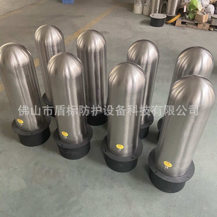 304不锈钢可拆卸移动路障柱 全自动升降柱 体育馆防恐防冲撞路桩