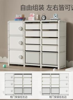 儿OTQ置童玩具纳架地多层家落用宝宝物玩具架简易分类收整理箱储