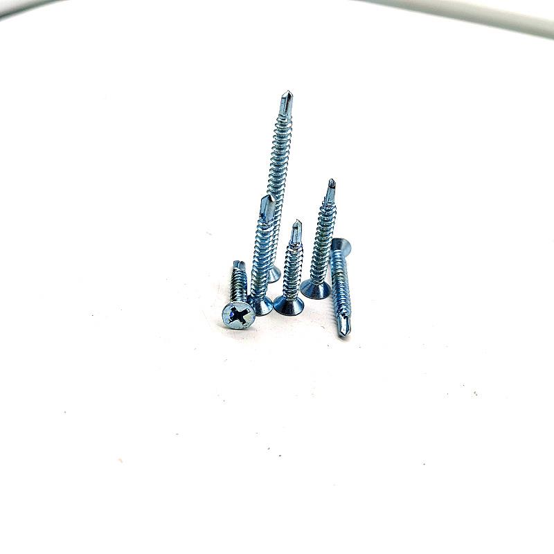 钻家沉头钻螺丝十字平头燕尾尾丝KHR高强厂度加硬沉头尾钉