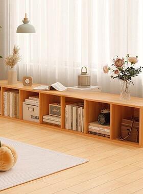 书物柜长落地置柜家用客厅卧室飘窗柜阳台矮柜幼儿园VWW书包柜条