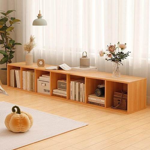 书物柜长落地置柜家用客厅卧室飘窗柜阳台矮柜幼儿园VWW书包柜条