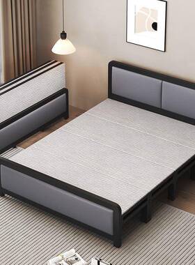 折叠床单人床家双NSI用人床休午加厚加固结实出租屋硬易板床成人