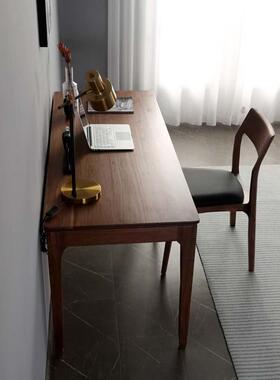 桃木木书桌樱桃木学习桌红橡53376白办公桌实胡木写字桌橡木桌