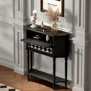 墙物现代木简约实入户玄关KCY柜客厅靠装 饰展示柜餐边柜过道走廊