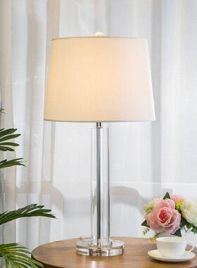 约现代美简式05555轻奢华水晶台灯式样装板房客欧厅家居卧室床头