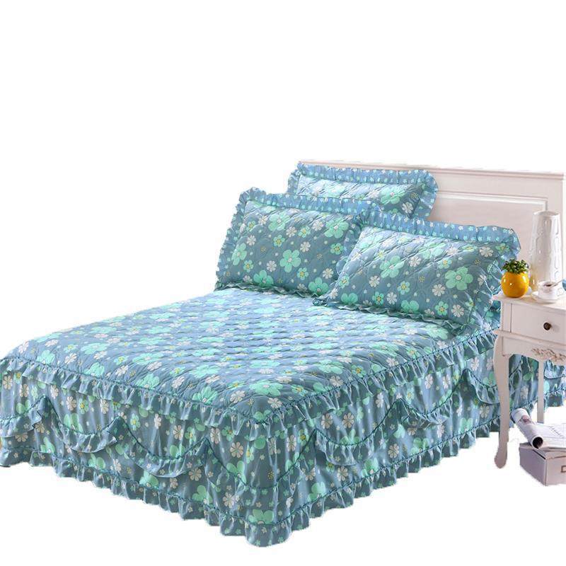 夹床罩边床裙单件棉花加厚防尘FS753864保护套床.单18米床围棉裙,床上用品,床裙,淘宝优惠券,粉丝福利购,淘宝优惠卷