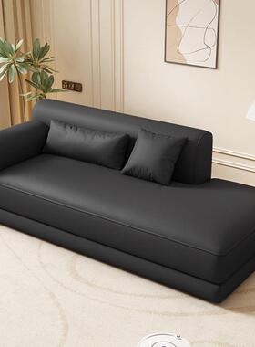 现代简约轻奢沙阳妃台卧室贵妃椅皮艺懒人发酒VJZ店美人塌红网太