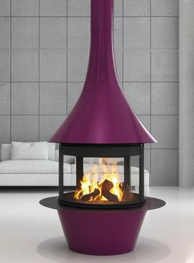 乾美艺术壁炉真悬挂炉燃木柴酒精取暖60585炉壁客民宿厅酒精壁炉